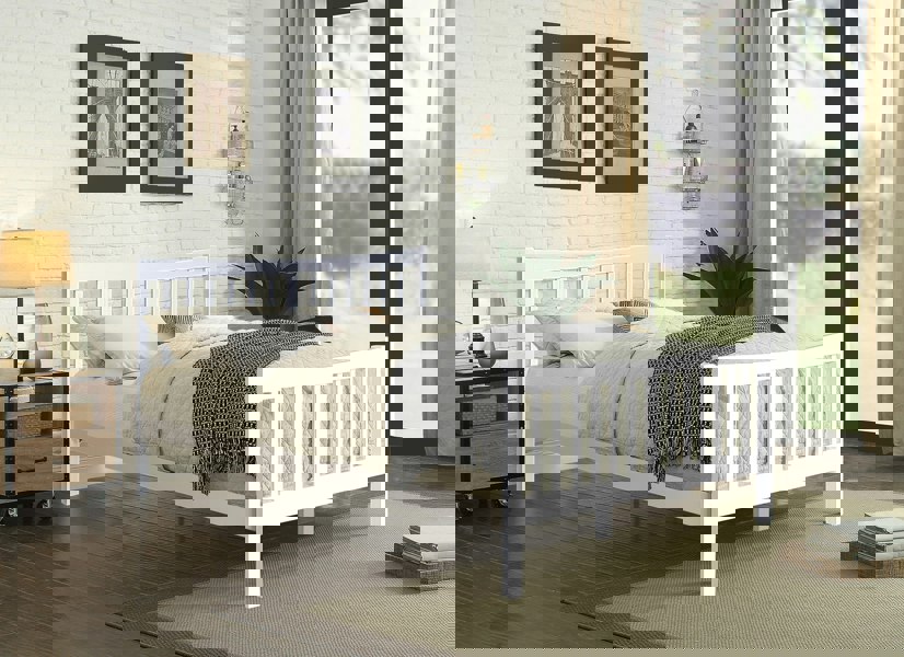 Comfy Living JD Wooden Bed Frame - Classic & Durable Choice for Your Restful Nights