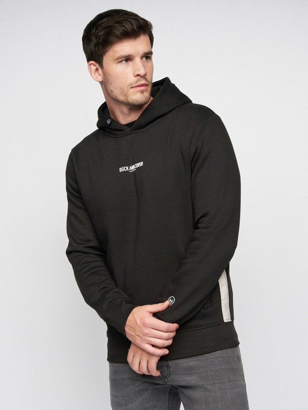 Duck and Cover Gathport Hoodie - Black