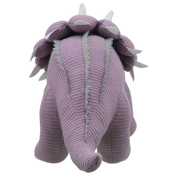 Wilberry Triceratops (Lilac) - Large - Wilberry Knitted