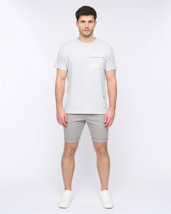Duck and Cover Moreshore Chino Shorts Light Grey