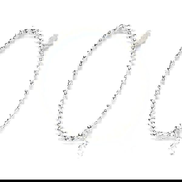 Cross on Silver Ball Bead Bracelet - MYLEE London