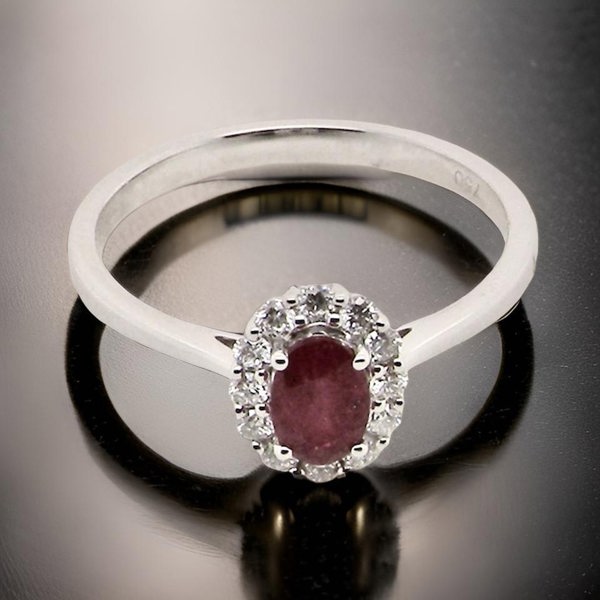 Vintage Tom A modern Ruby and Diamond cluster ring