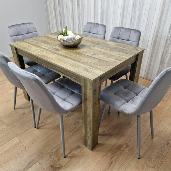 Kosy Koala Dining Table Set with 6 Chairs Dining Room and Kitchen table set of 6