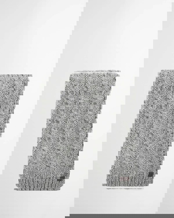 Barbour Jesmond Beanie & Scarf Gift Set - Mid Grey