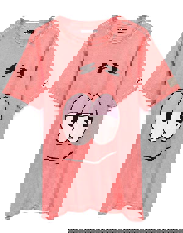 SpongeBob SquarePants Mens Pink Patrick Short Sleeved T-Shirt