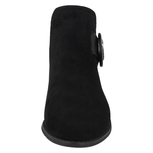 Spot On Ladies Spot On Flat Ankle Boots F51136