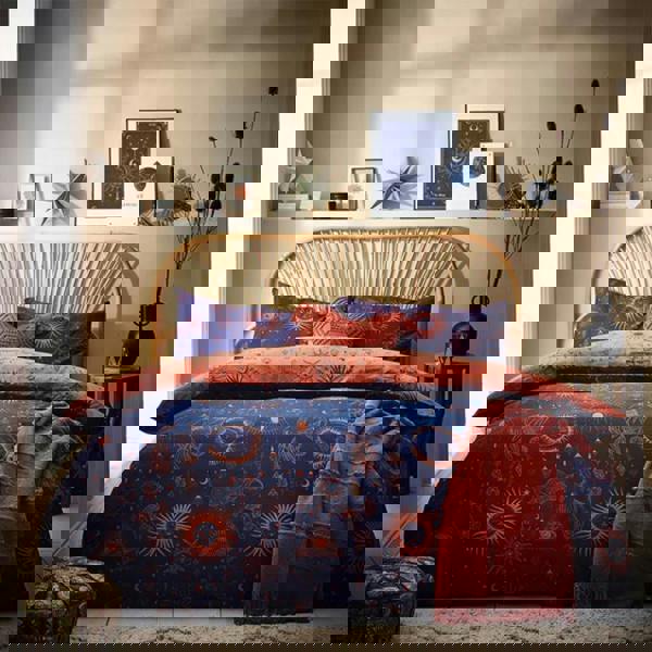 Furn Constellation Duvet Cover Set - Bronze/Navy
