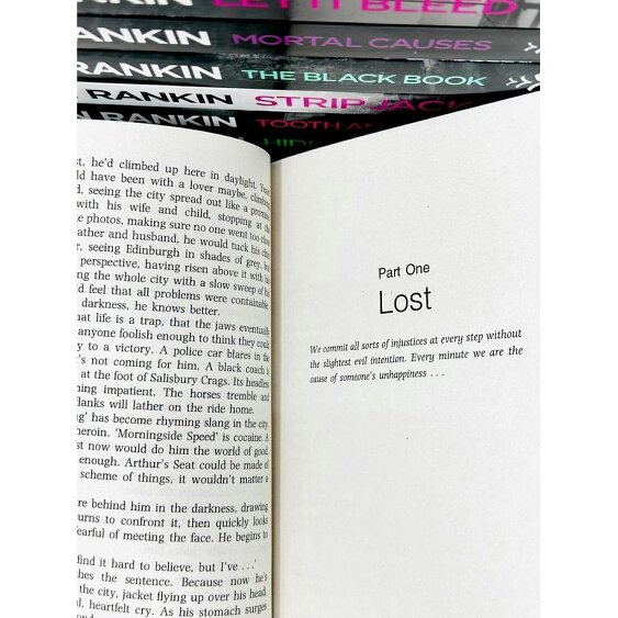 Ian Rankin Inspector Rebus Series 10 Books Collection Set – Knots and Crosses, Hide and Seek & Crime Thriller Mystery Collection