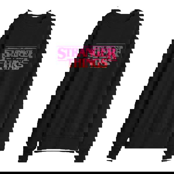 Stranger Things Childrens/Kids Sunset Logo Sweatshirt - Black - 