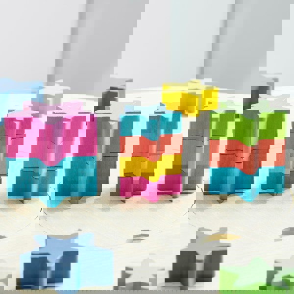 tickit Rainbow Wooden Stars