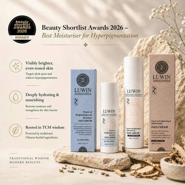 LUWIN Skincare Powerful Brightening & Rejuvenating Duo – Hyperpigmentation Cream & Brightening Serum Set | LUWIN