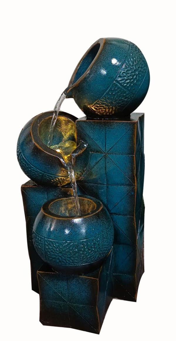 Tranquillity Water Features Teal Tranquil Pour Traditional Water Feature