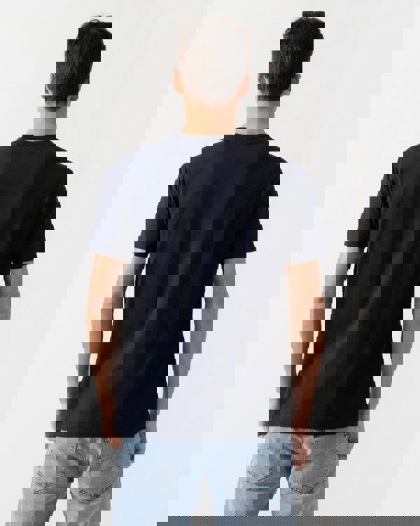 GANT Mens Small Graphic Short Sleeve T-Shirt - 433 Evening Blue