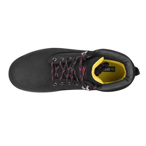 Dunlop Womens/Ladies Nubuck Steel Toe Cap Safety Boots - Black - 