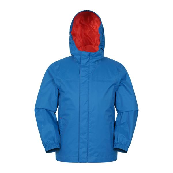 Mountain Warehouse Childrens/Kids Torrent Waterproof Jacket - Bright Blue - 