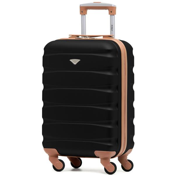 Flight Knight 55x35x20cm Cabin Carry Bag Hard Shell Suitcase 100+ Airline Approved