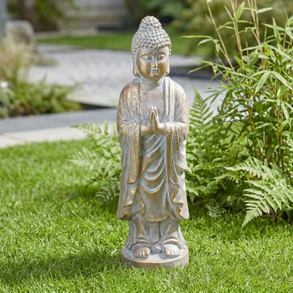 Garden Greatness Introduce Praying Buddha Figurine