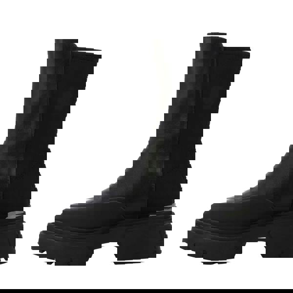 DKNY Womens/Ladies Fleming Leather Winter Ankle Boots - Black - 