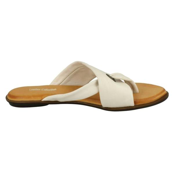 Leather Collection Ladies Leather Collection Toepost Sandals