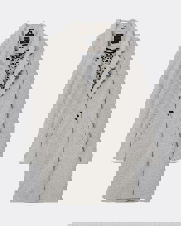 Maison Scotch Bonded Wool Womens Coat