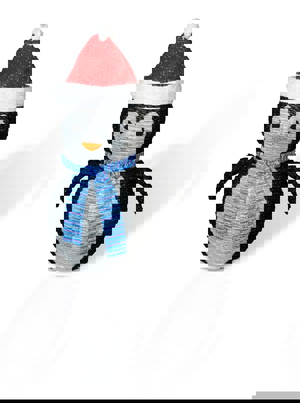 St Helens 70cm Outdoor Collapsible LED Penguin, Inc Timer