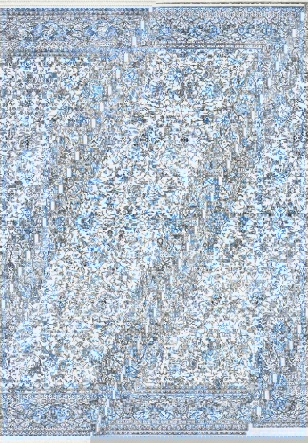 Keshan Maschad Oriental-Optic Blue Rug