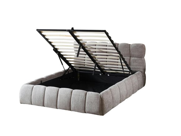 Outdoor Living The Maya Upholstered Soft Plush Ottoman Bed Frame