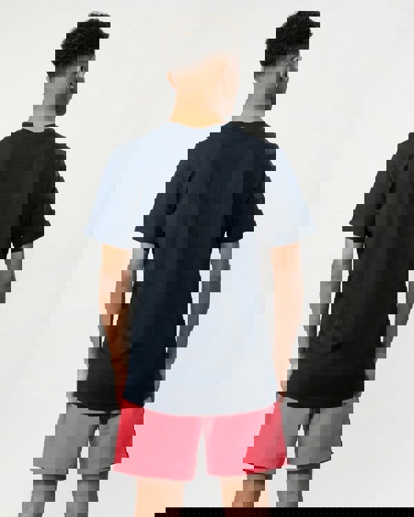 BOSS Orange Tales Mens Cotton-Jersey T-shirt With Logo Patch NOS - Dark Blue 404