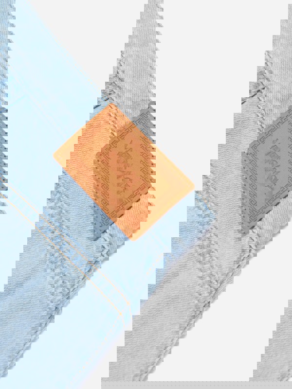 Versace Girls Star Denim Skirt in Blue