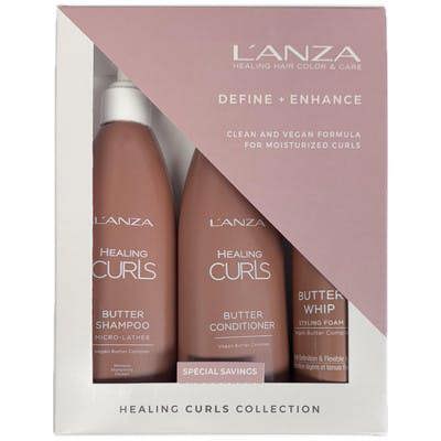 L'Anza Healing Curls Set - Shampoo, Conditioner + FREE Mousse