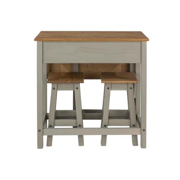 Core Products Corona Breakfast Drop-Leaf Dining Set with Stools