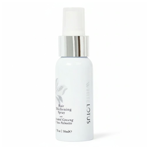 White Lotus Beauty Hair Thickening Spray with Activated Ginseng and Saw Palmetto