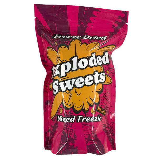 Exploded Sweets Freezie Bag - Halal | Exploded Sweets | Freeze Dried Sweets UK
