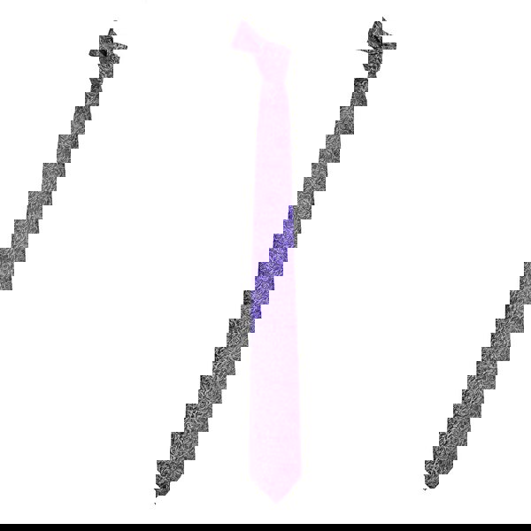 David WeJ Floral Jaquard Tie - Lilac