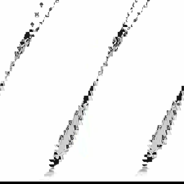 Art Deco Fan Drop Earrings & Necklace Set Image 6