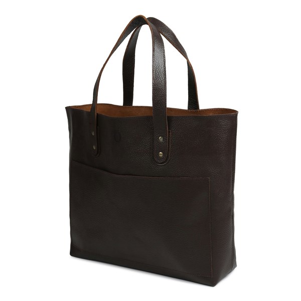 Dötch Club Leather Tote Bag - Brown