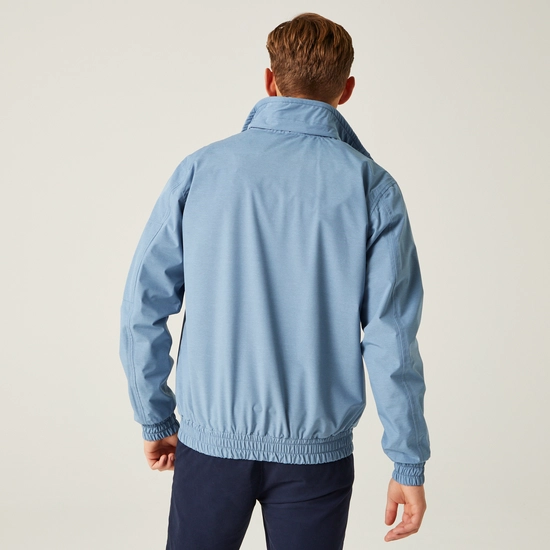 Regatta Mens Shorebay II Waterproof Jacket - Coronet Blue Stripe