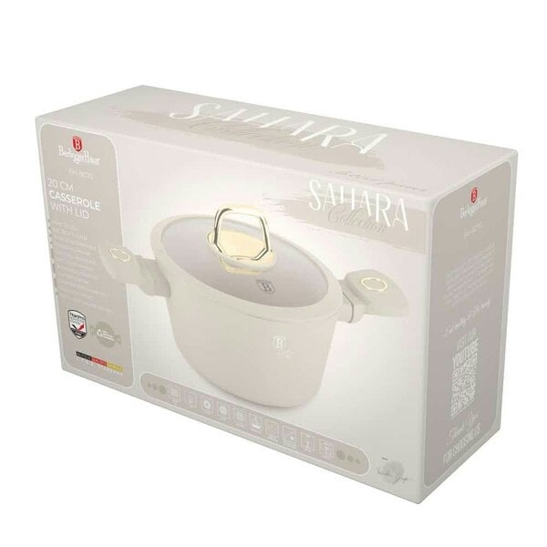 Berlinger Haus Casserole with lid, 20 cm Berlinger Haus BH8070 Sahara
