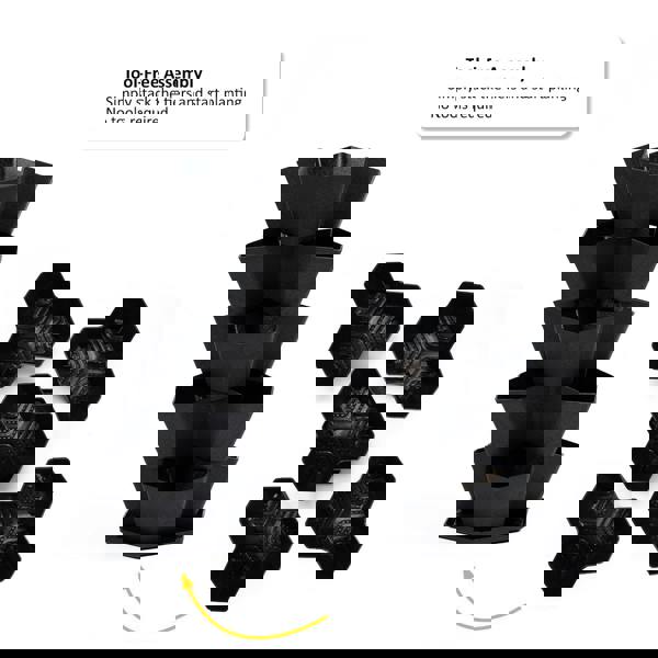 Nicoman Garden Central Multy Home 5-Tier Stackable Planter