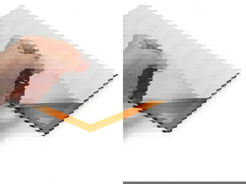 Durable DURAFRAME Self Adhesive Magnetic Signage Frame | 2 Pack | A4 Orange