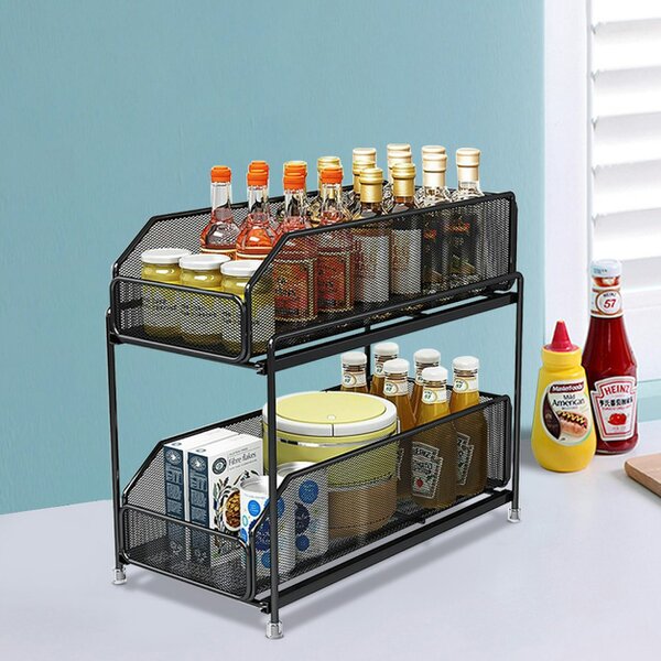 Living and Home Multi-Purpose Cosmetics Storage Rack Storage Shelf For Kitchen Bathroom