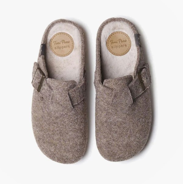 Toni Pons MIMA-FP Womens Slippers Taupe