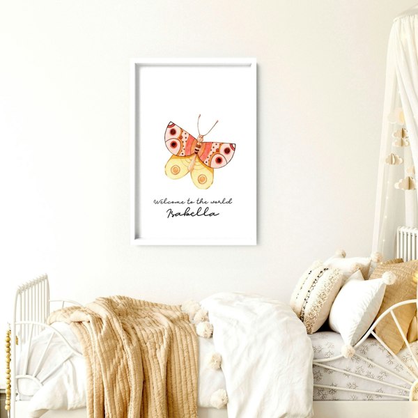 Wall decor for childrens rooms - Butterfly wall art