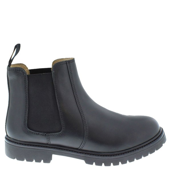 Frank James Rutland Boys Girls Infant Junior Leather Chelsea Dealer Boots