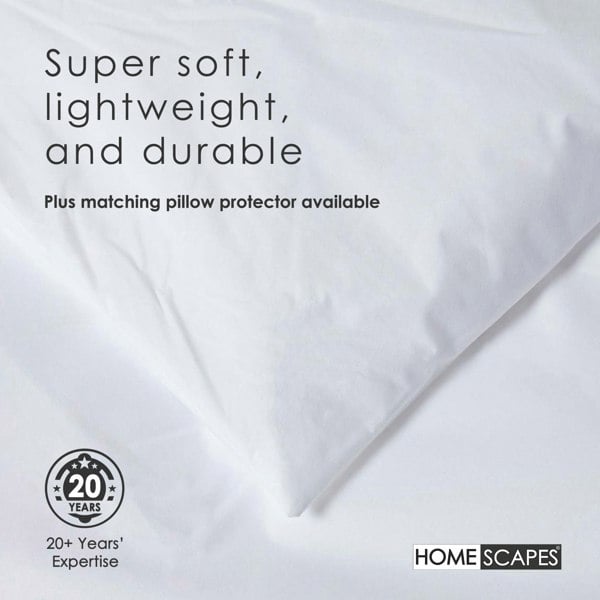 HOMESCAPES Waterproof Duvet Protector