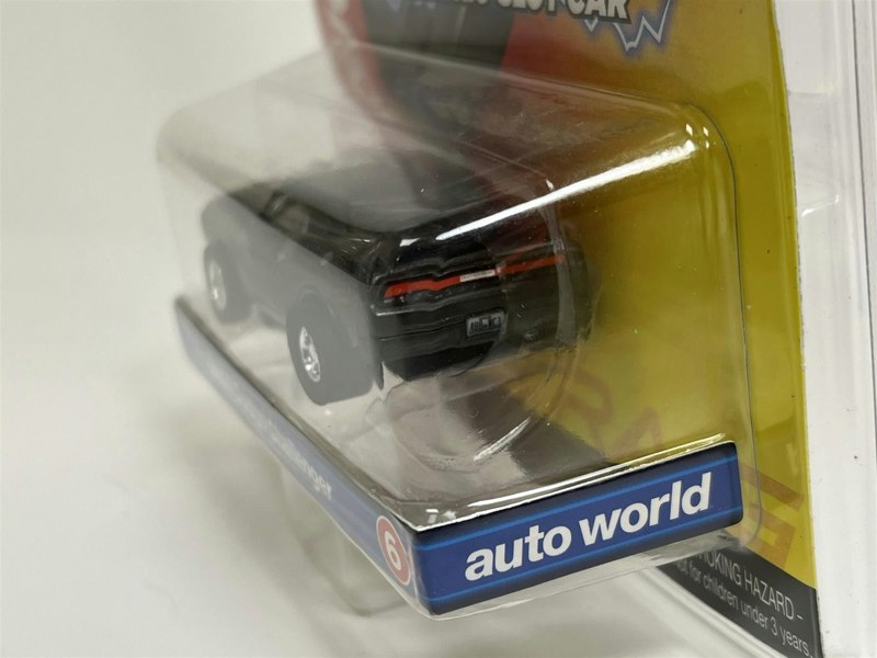 Auto World Slot Cars 2008 Dodge Challenger Grey HO Scale Slot Car X Traction Auto World SC368-6