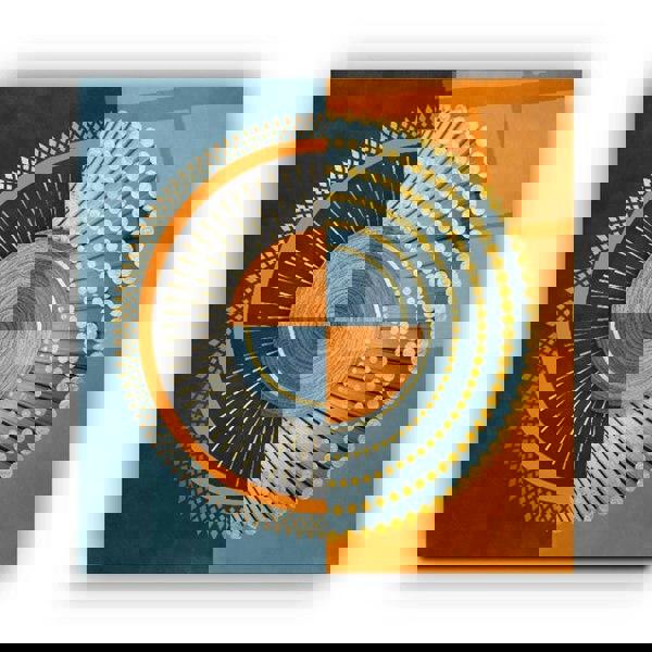 Abstract Glass Wall Art 15 - Artchi