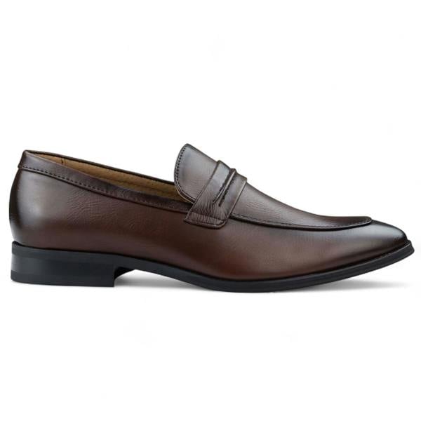 Dolcetto Men's Slip-On Loafers Leather Lined Smart Shoes