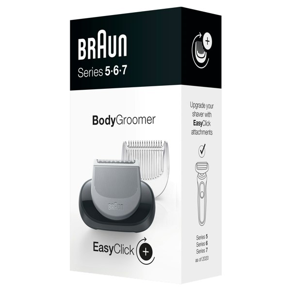 Braun EasyClick Body Groomer Attachment for Series 5, 6 and 7 Electric Shaver (New Generation)