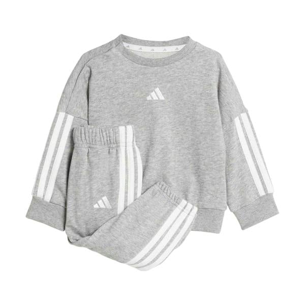 Adidas Baby BOS French Terry Sweatshirt & Jogging Bottoms - Grey/White - 